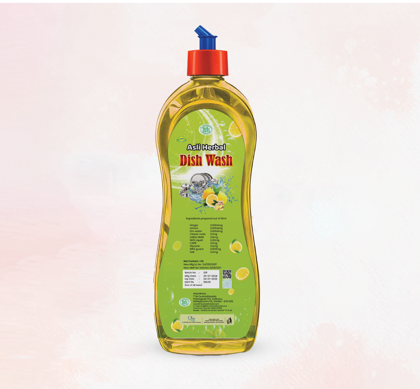 Asli Herbal Dishwash