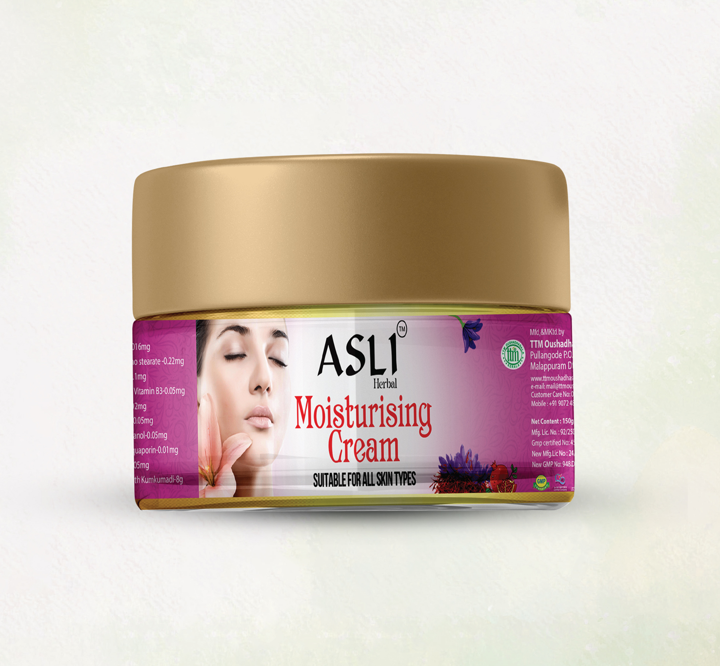 Asli Herbal Moisturising Cream